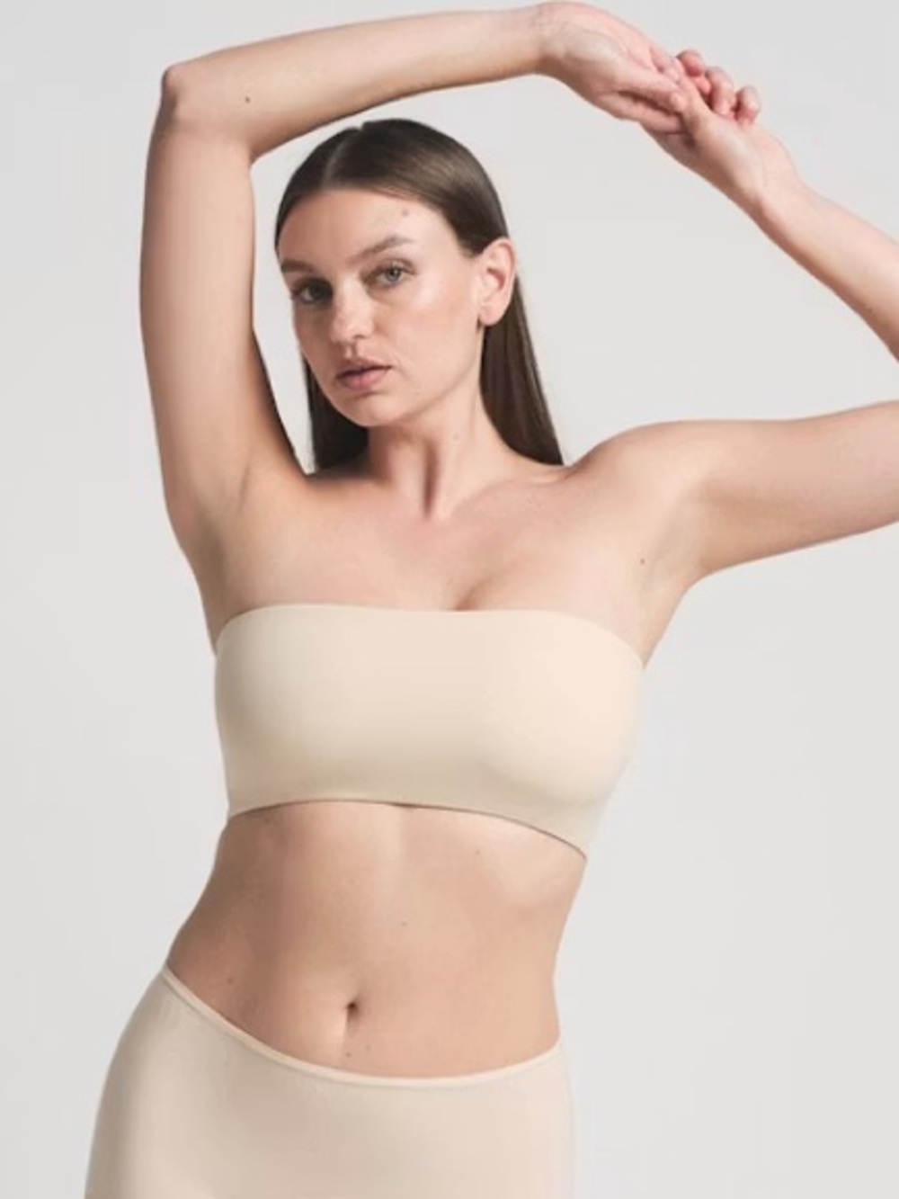 SKIMS Fits Everybody Bandeau in Sand